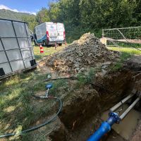 Rocca Canavese (TO) &ndash; Acquedotto - intervento di ricerca perdite con gas traccianti su 4 chilometri circa di rete - ghisa dn 100/80 mm.